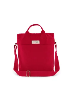 Fashion Rivedroite Paris Achillelecitybag CotonrecycléRougeVibrant
