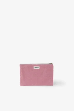 Shop Rivedroite Paris BarbetteMediumlapochette Cotonrecycléboisderose