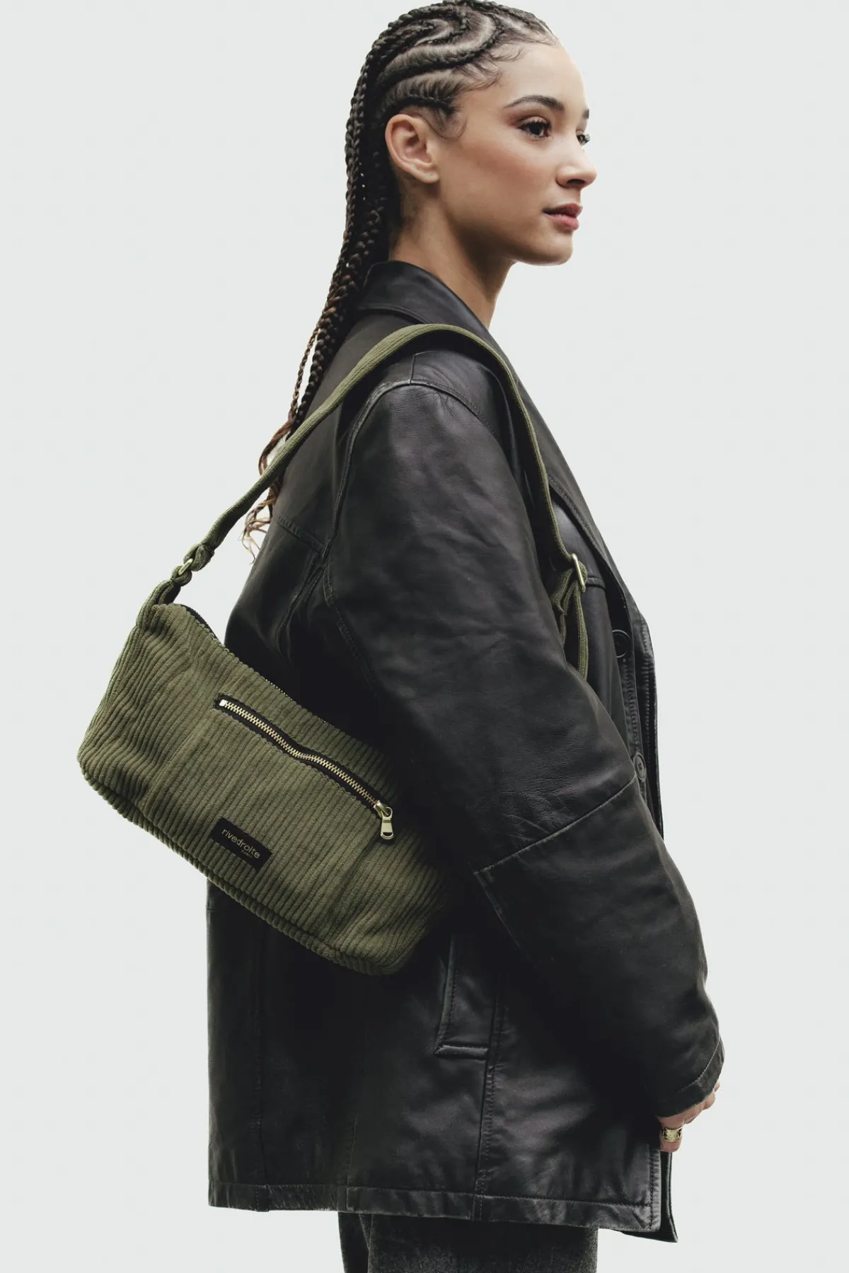 Store Rivedroite Paris CharlitoVelvetNoël24 VeloursUpcycléKaki
