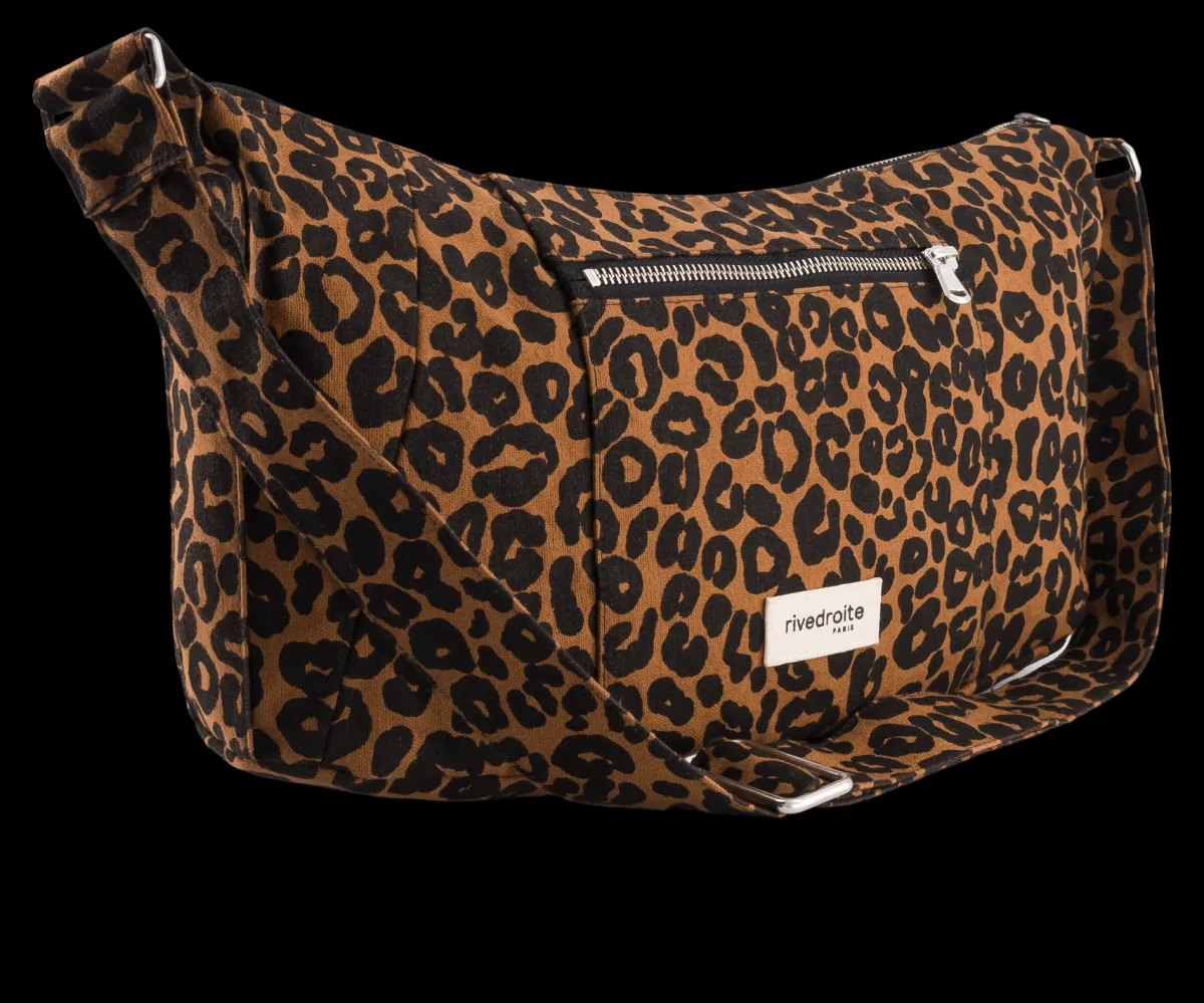 Shop Rivedroite Paris CharlotlesacCrossbody CotonrecycléLéopard