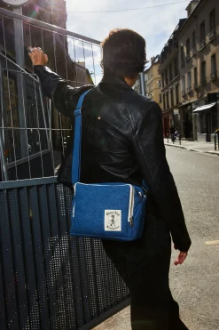 Hot Rivedroite Paris Helmutleheadphonebag DenimUpcyclé