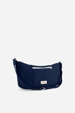 Clearance Rivedroite Paris MiniCharlotlesacCrossbody CotonRecycléBleuNuit