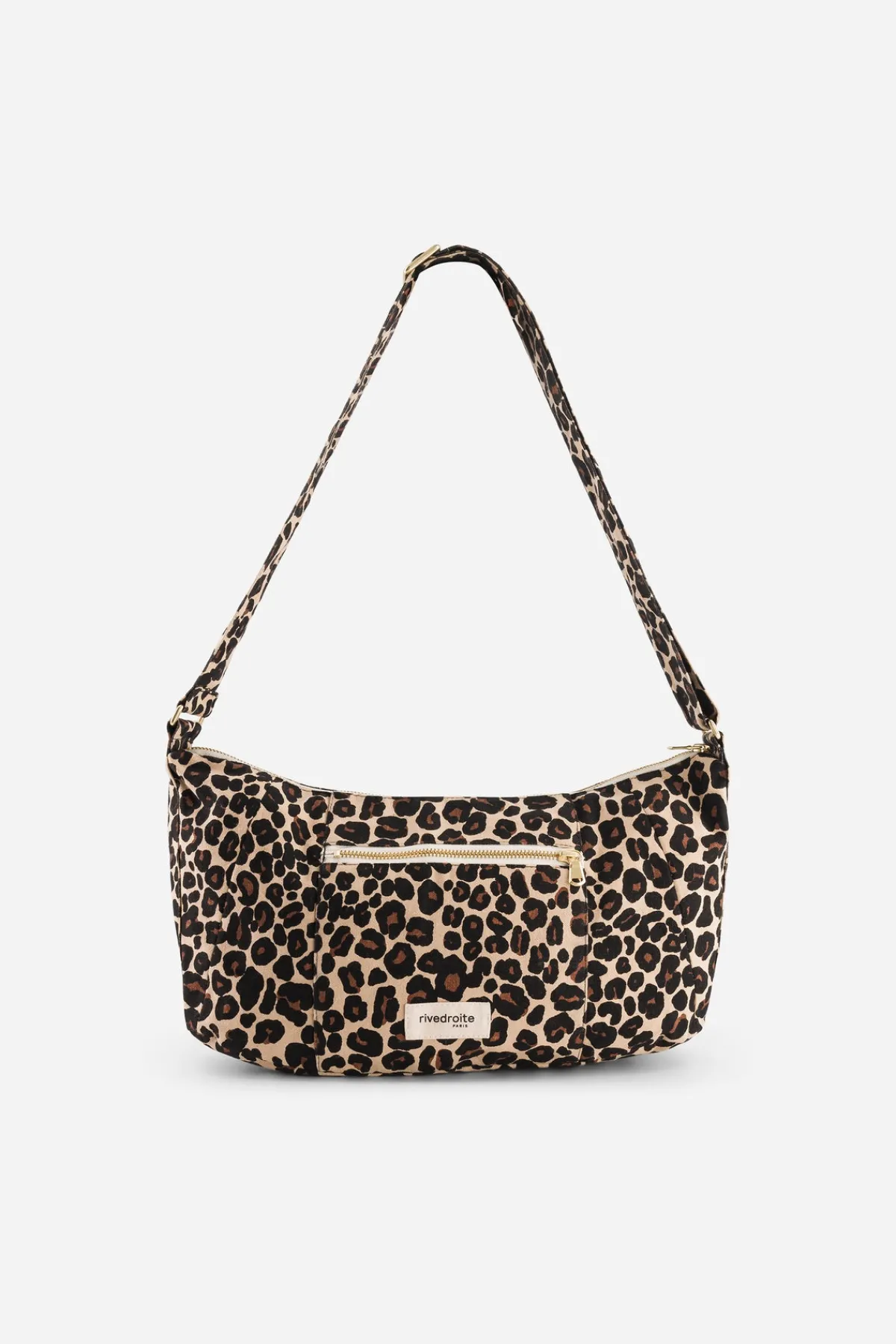 Cheap Rivedroite Paris MiniCharlotlesacCrossbody CotonRecycléLéopardBeige