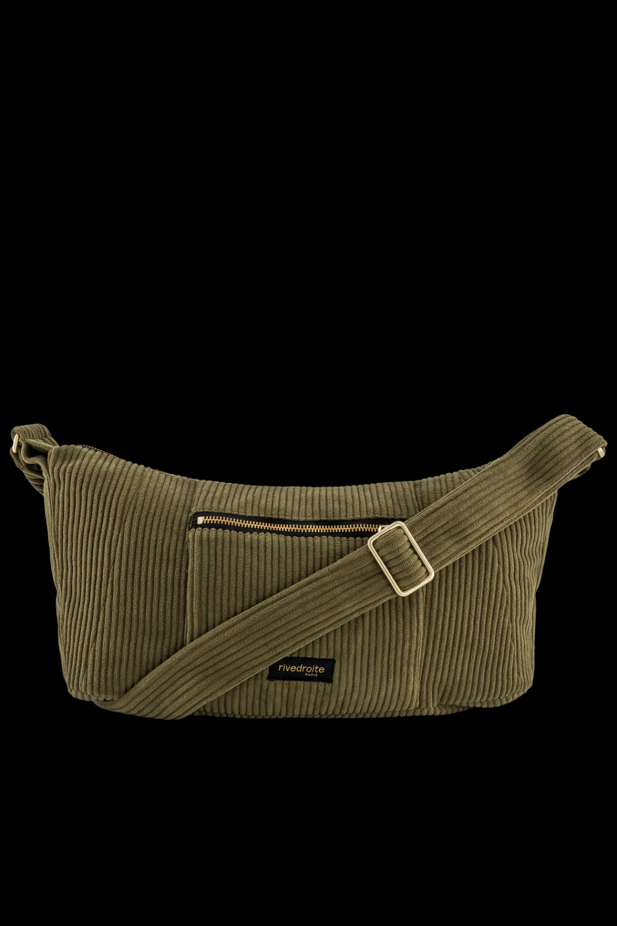 Outlet Rivedroite Paris MiniCharlotVelvetNoël24 VeloursUpcycléKaki